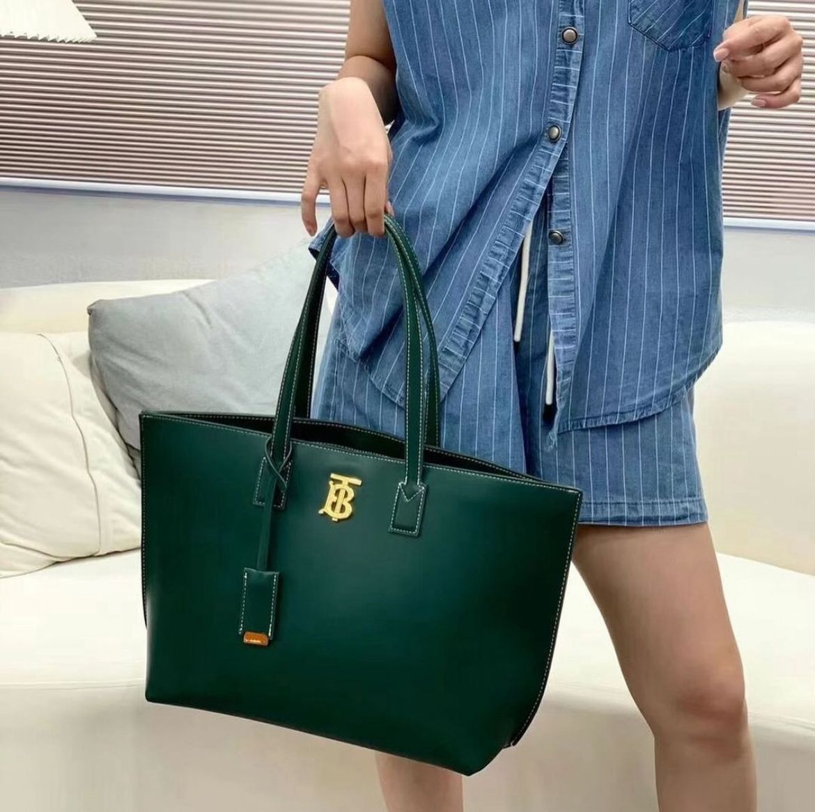 Burberry TB Monogram Tote