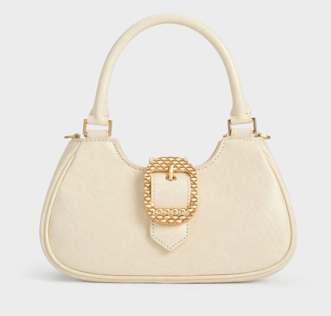 CHARLES & KEITH Avis Belted Top Handle Bag
