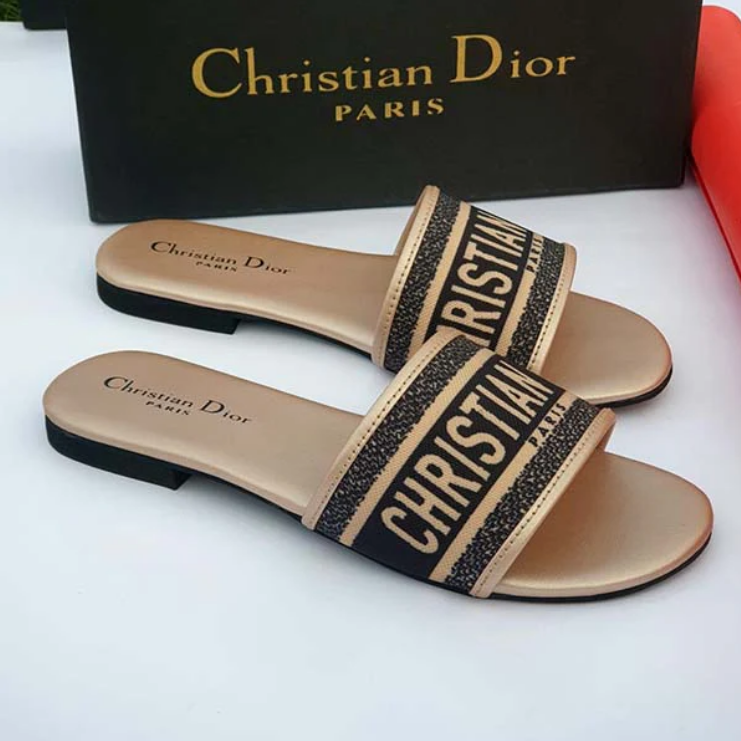 DIOR FLAT SLIPPERS